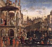 Vittore Carpaccio Cureof a Lunatic by the Patriarch of Grado oil painting picture wholesale